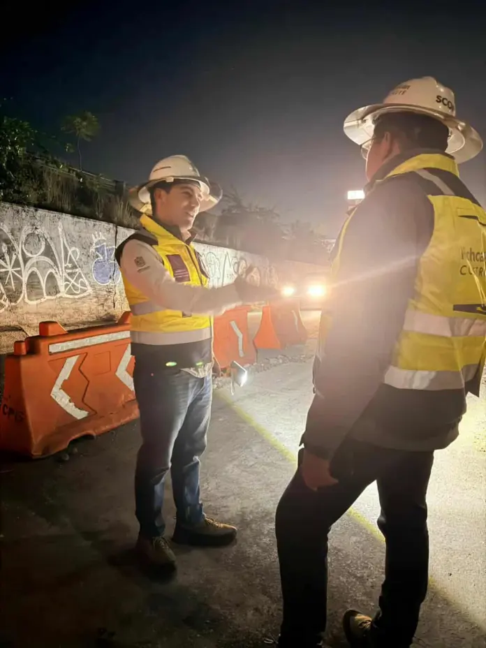 Avanza la construcción del distribuidor vial de salida a Pátzcuaro