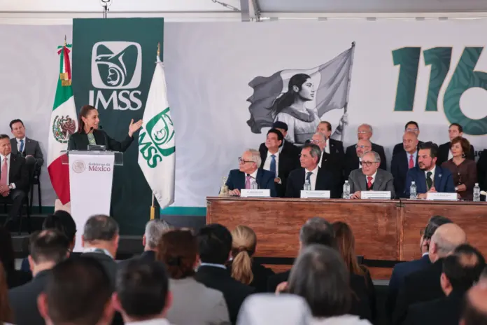 Presidenta Claudia Sheinbaum encabeza 116 asamblea del IMSS en Puebla e inaugura nuevo Hospital General Regional No. 36 