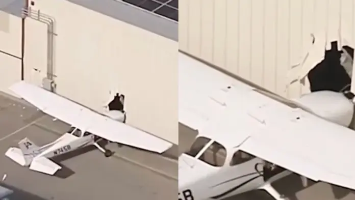 Trataron de robar avión en Los Ángeles, pero lo terminaron estrellando