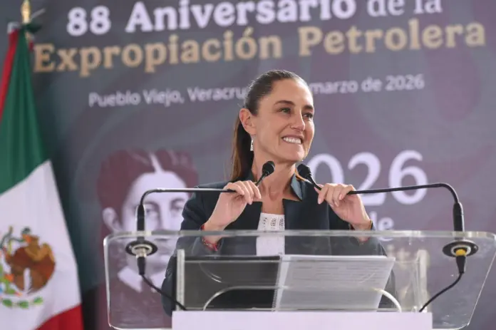 El llamado para avanzar en la soberanía energética es aumentar producción de gas natural y de fuentes renovables: Presidenta Claudia Sheinbaum en 89 aniversario de la expropiación petrolera