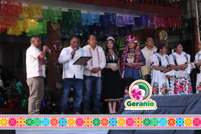 Tingambato se llena de color, tradición y alegría con su Feria del Geranio