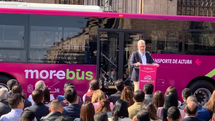 Morebús fortalecerá movilidad al poniente de Morelia