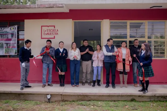 Inauguran comedor escolar en Turirán; Dayana Pérez Mendoza fortalece la educación en Salvador Escalante