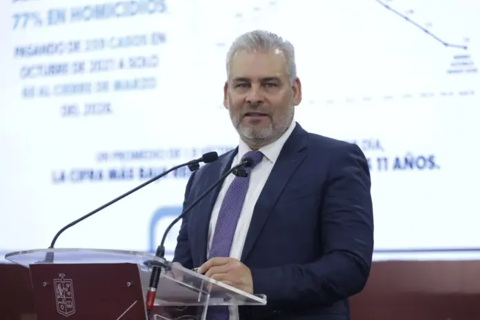 Histórica disminución de homicidios en Michoacán