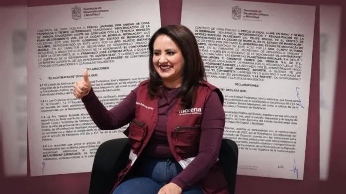 Más de 200 millones en obras bajo cuestionamiento: contratos a consentidas y retrasos marcan gestión de Gladyz Butanda en Michoacán