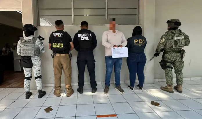 En coordinación con FGE, Policía Morelia captura a 3 sujetos con órdenes de aprehensión