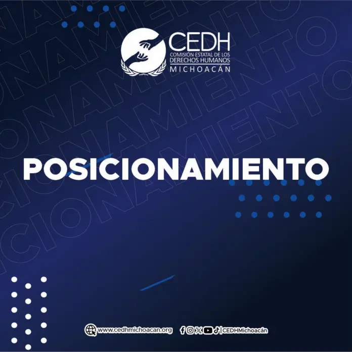 CEDH Michoacán abre expediente y brinda acompañamiento tras hechos ocurridos en plantel educativo