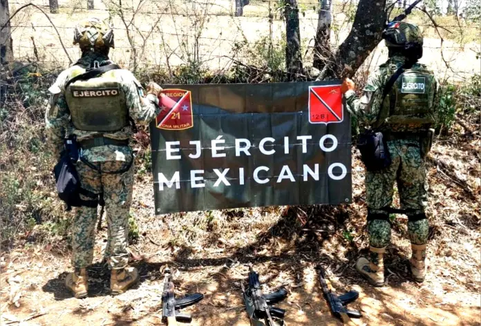 Ejército Mexicano halla tres fusiles y cartuchos útiles cerca de El Calvario, Queréndaro