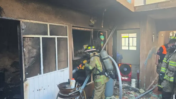 Se registra incendio en domicilio de la colonia Independencia, Morelia