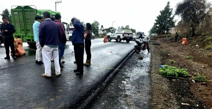 Muere motociclista en accidente en la carretera Zitácuaro-Morelia