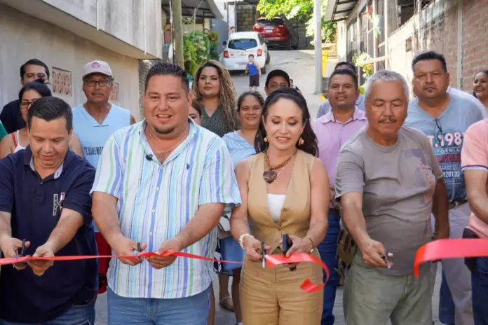 Inauguran Andador Guayaba y Venustiano Carranza en la Colonia Benito Juárez