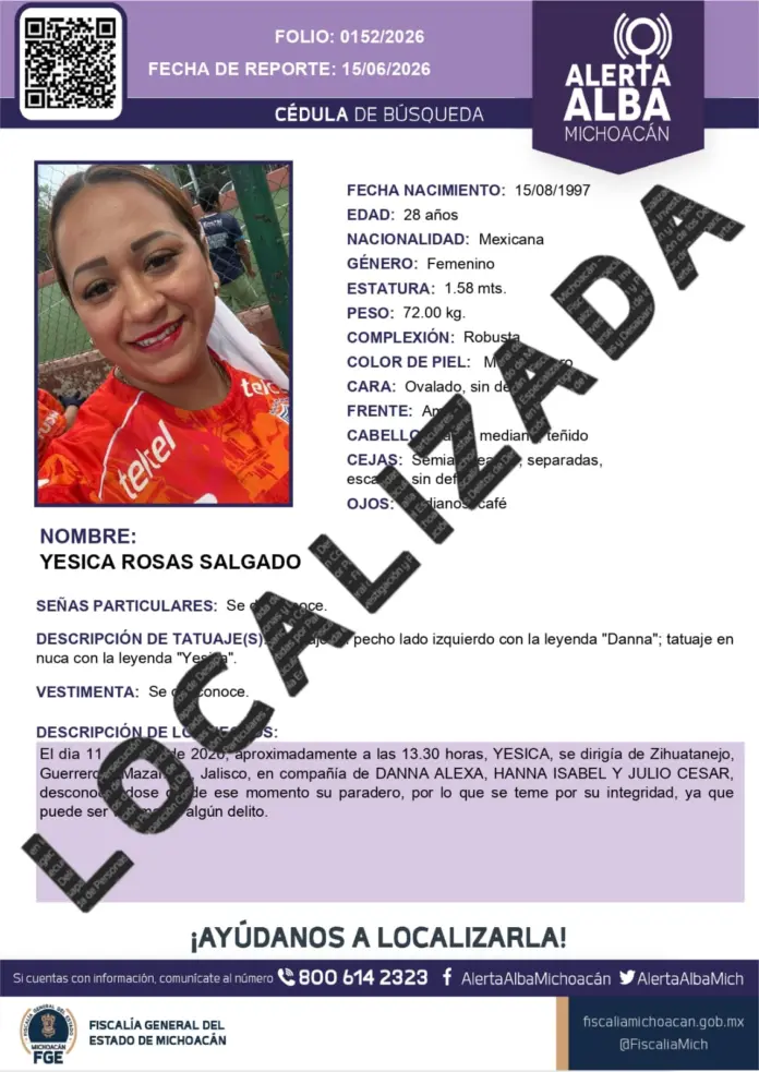 Localizada a salvo familia reportada desaparecida
